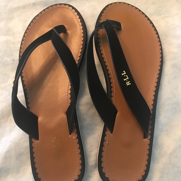 Lauren Ralph Lauren Ryan Leather Flip 